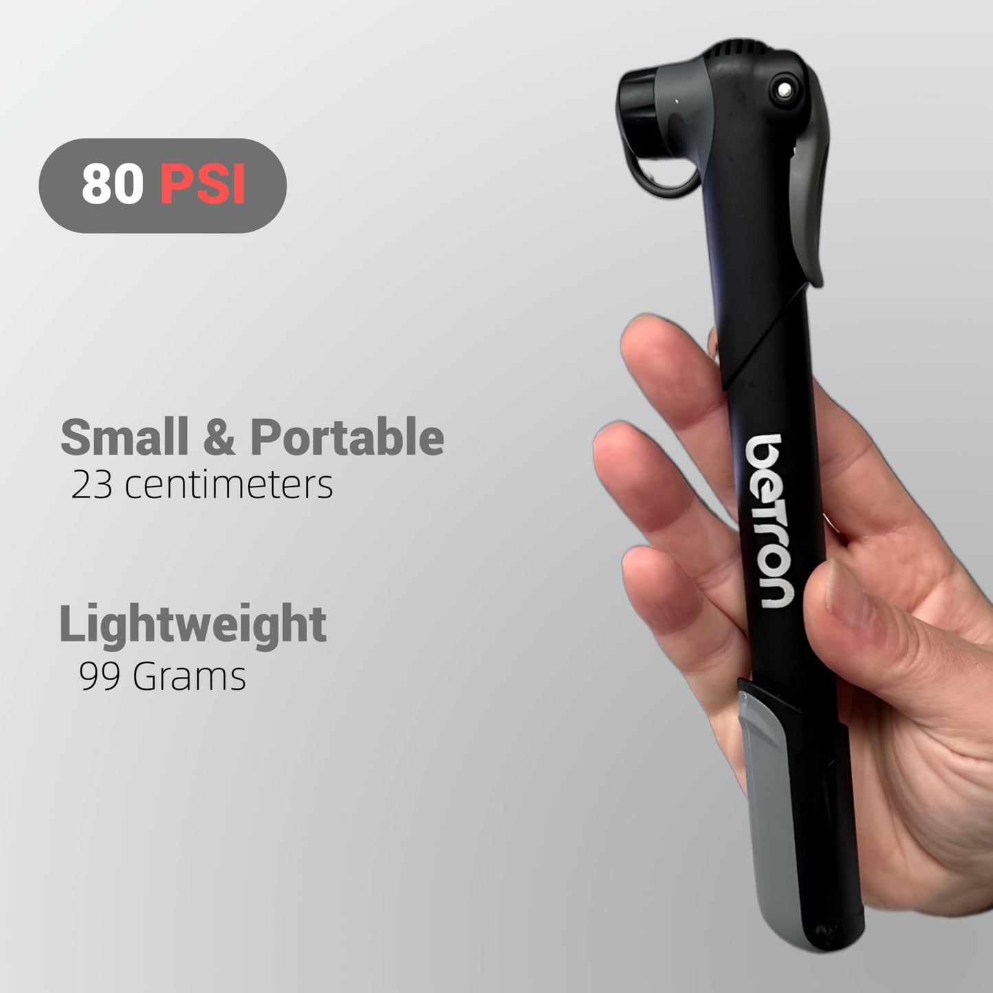 - Frame Mounted Mini Bike Pump for Bicycles -