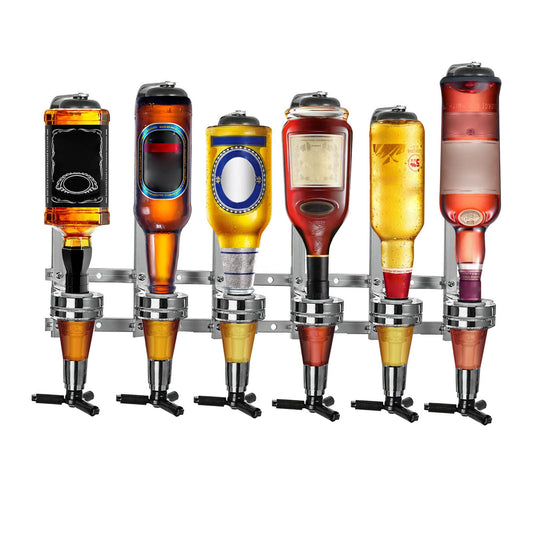 - Trintion 6 Bottle Optics For Home Bar | Wall Mounted | 6 x 30ml |  For Home Pub -