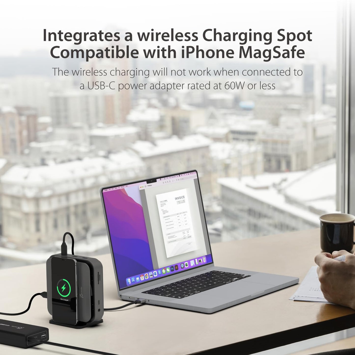 - J5create USB-C Dock Dual 4K HDMI -