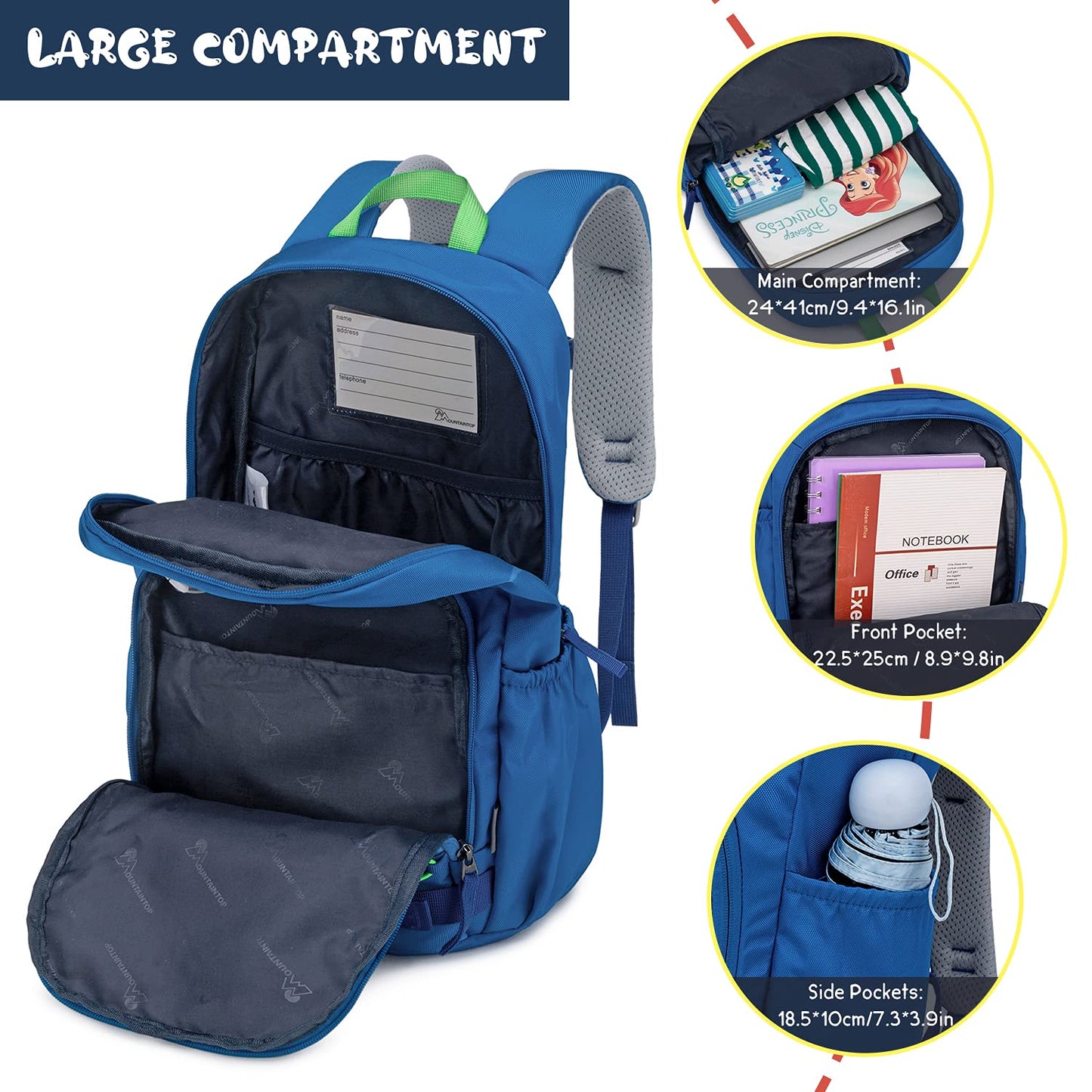 - MOUNTAINTOP 15L Kids Backpack | School Backpack | Childrens Hiking Backpack -