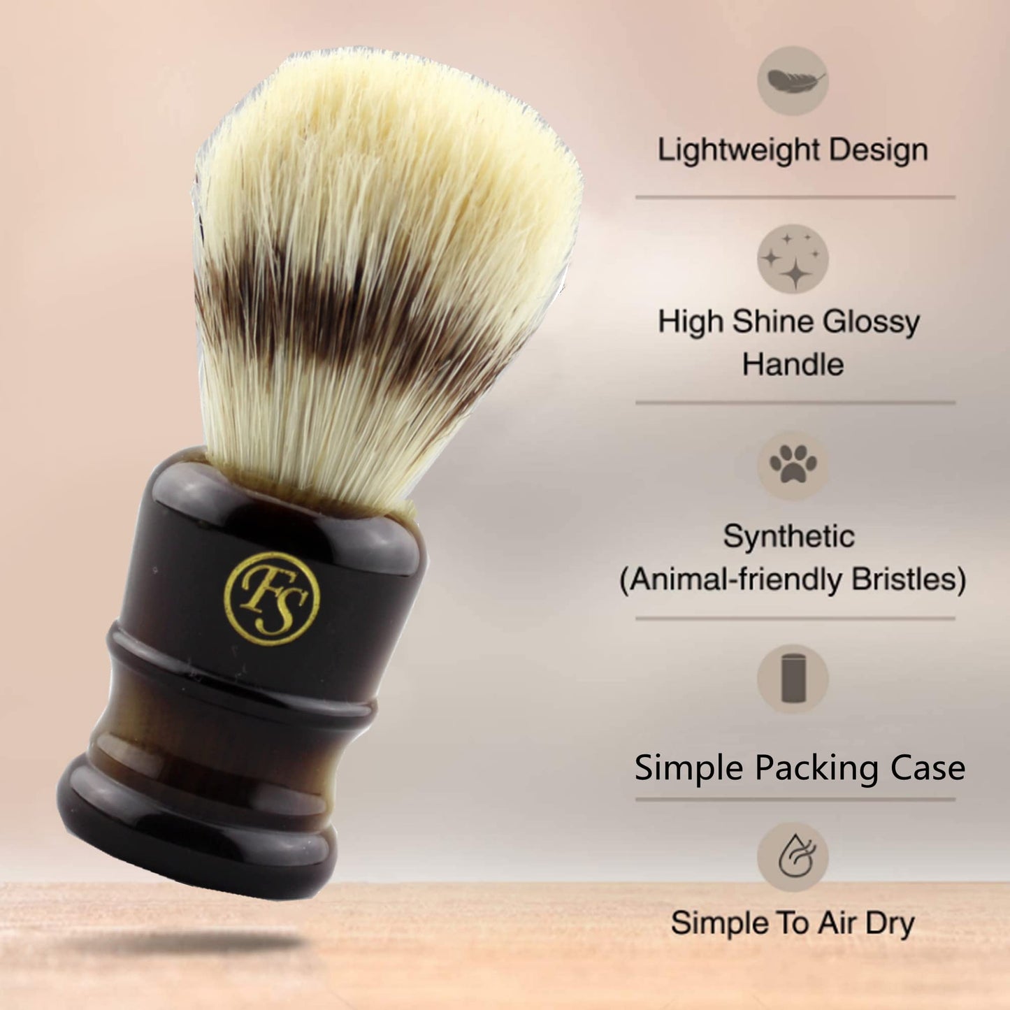 - Shaving Brush for Men | Frank FS shaving Synthetic Hair | Luxury Badger Brushes -