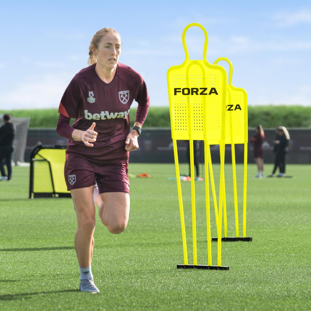 - FORZA Football Free Kick Mannequins | Junior/Senior Football Set Piece Dummies (Junior, Pack of 3) -