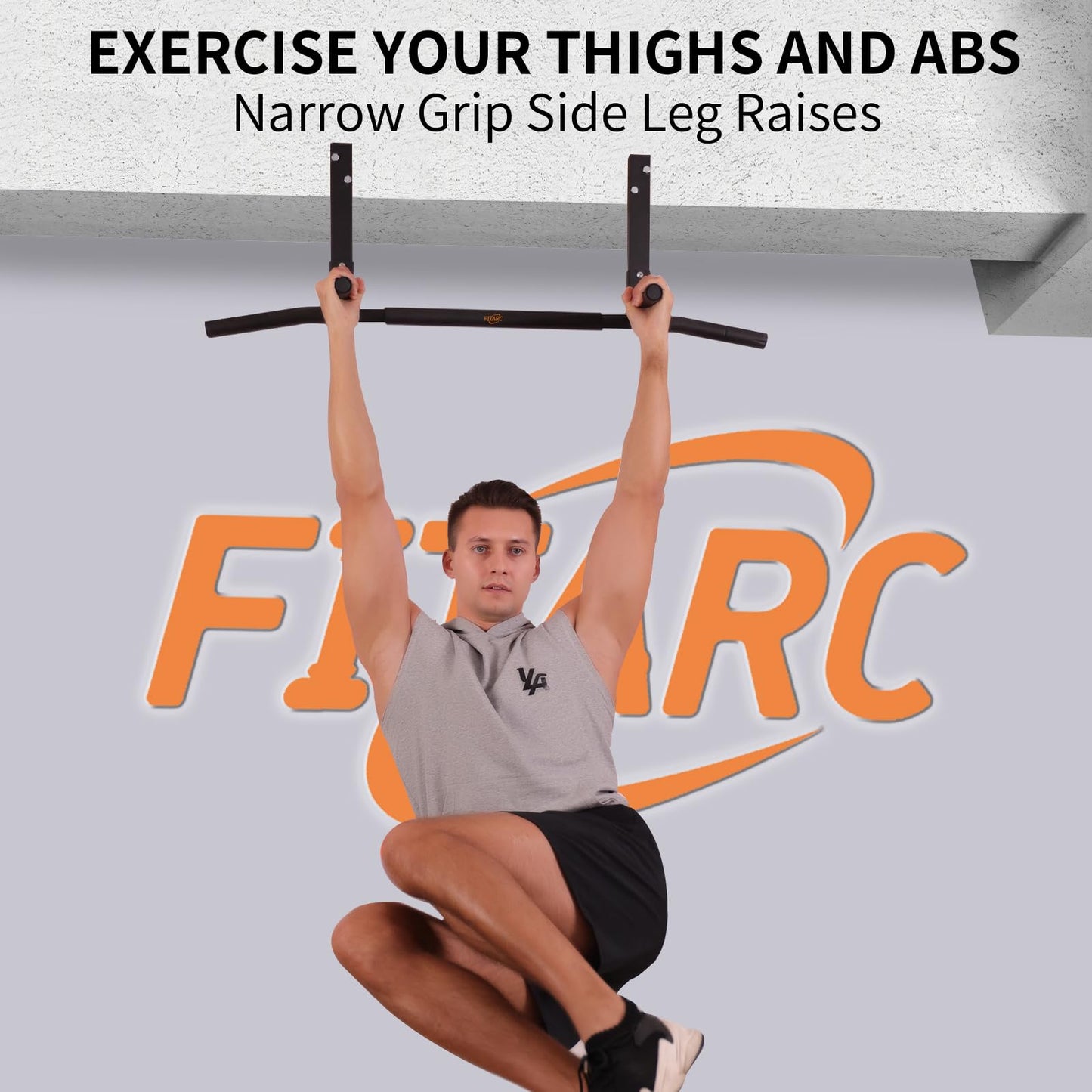 - Fitarc Joist Mount Pull Up Bar | Chin Up Bar Ceiling Mount | Heavy Duty -