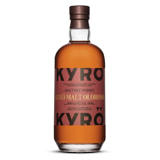 - Kyrö Oloroso Malt Rye Whisky | 70cl | 47.2% ABV | Finnish Rye Whisky -