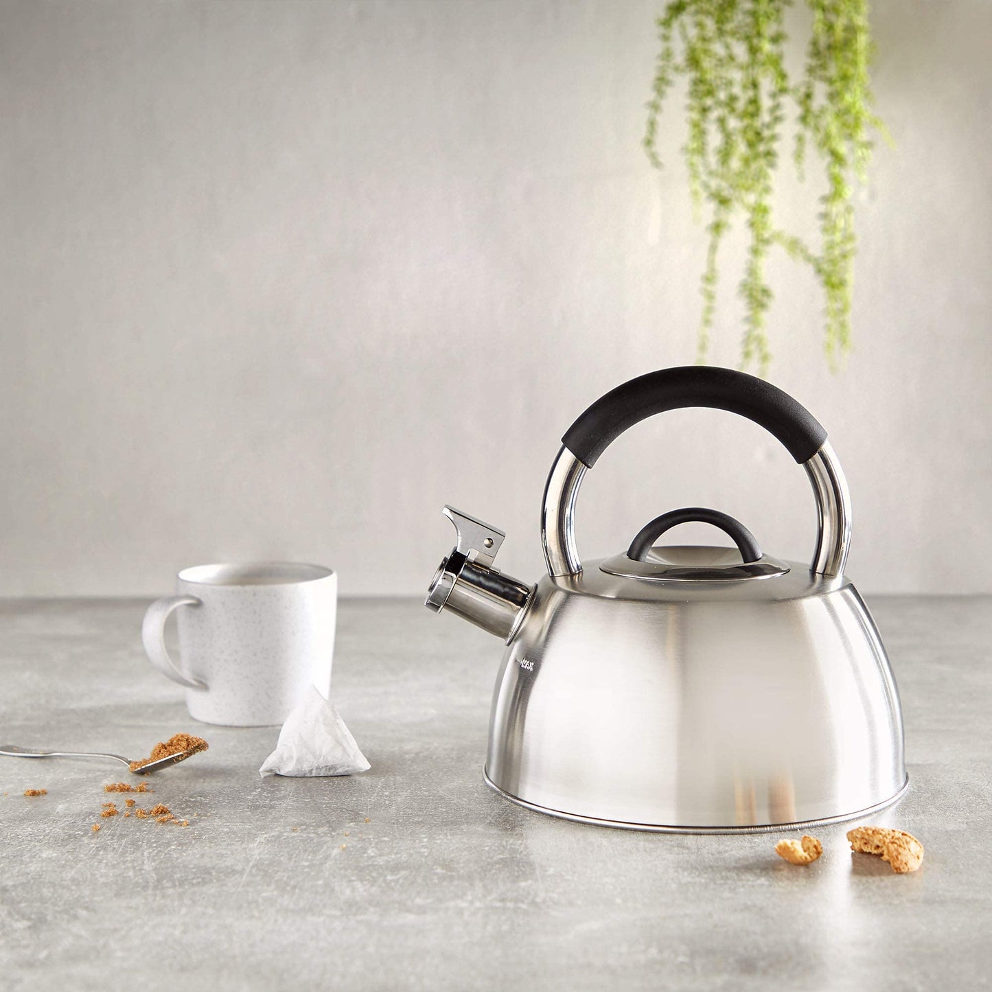 - VonShef Stove Top Kettle, Stainless Steel Whistling Kettle