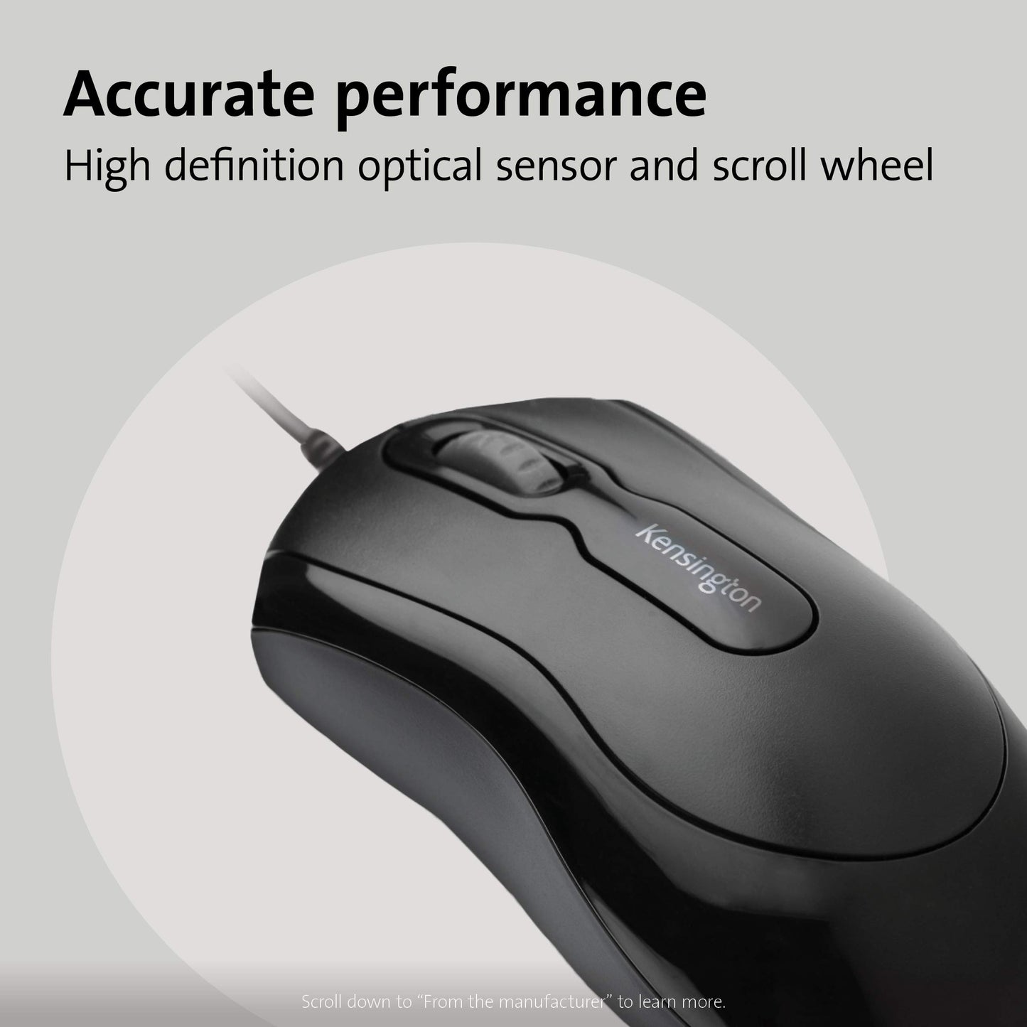 - Kensington Wired USB 3.0 Mouse | Mouse-in-a-Box Wired Optical USB Desktop Mouse -