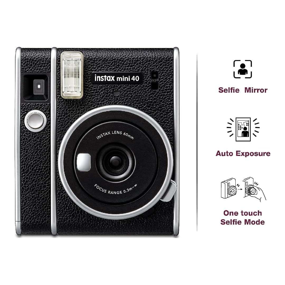 - Instax mini 40 instant film camera | easy use with automatic exposure -