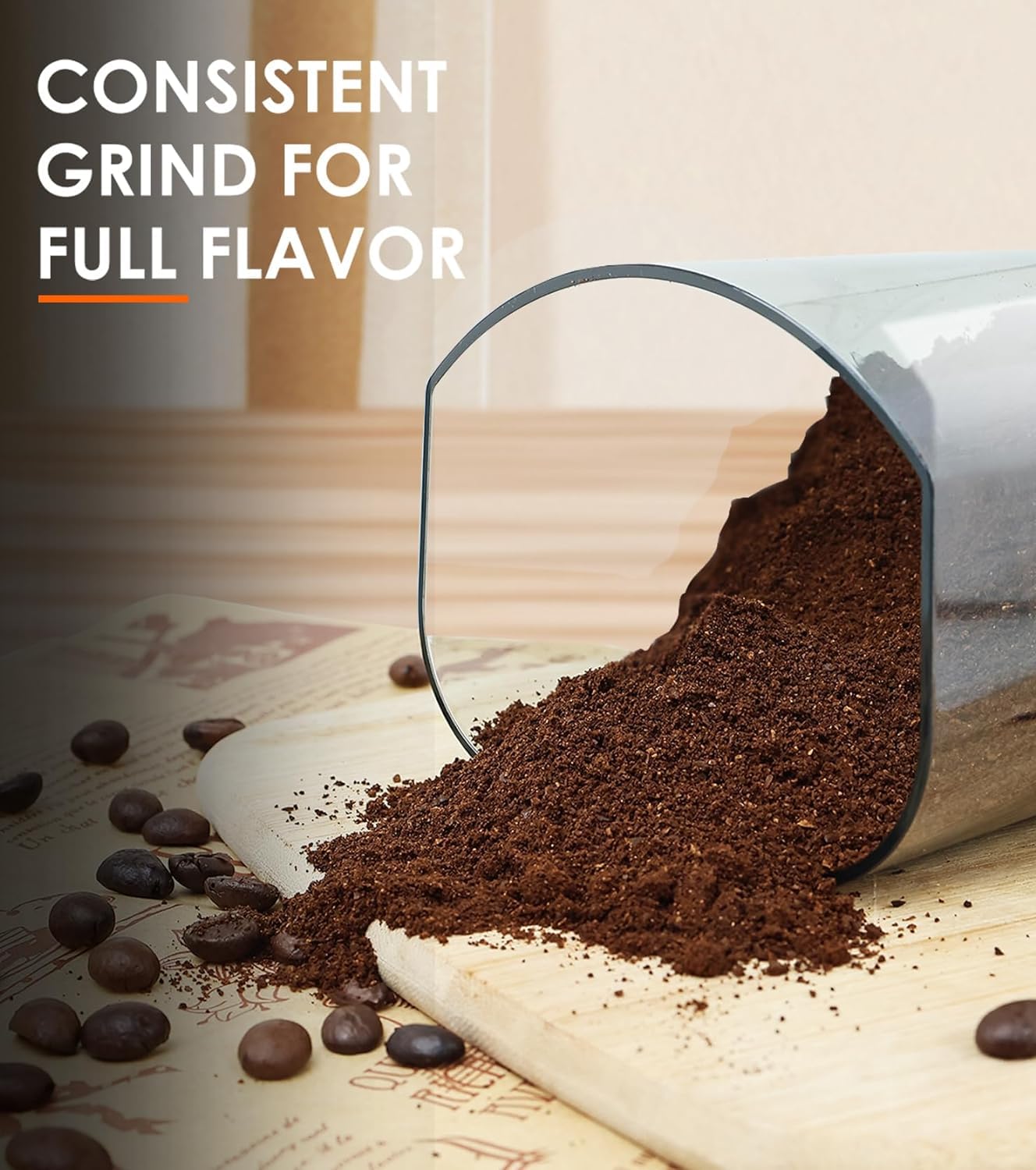 - Homtone Coffee Grinder Electric Conical Burr | Adjustable Coffee Grinder | 51 Precise Settings -