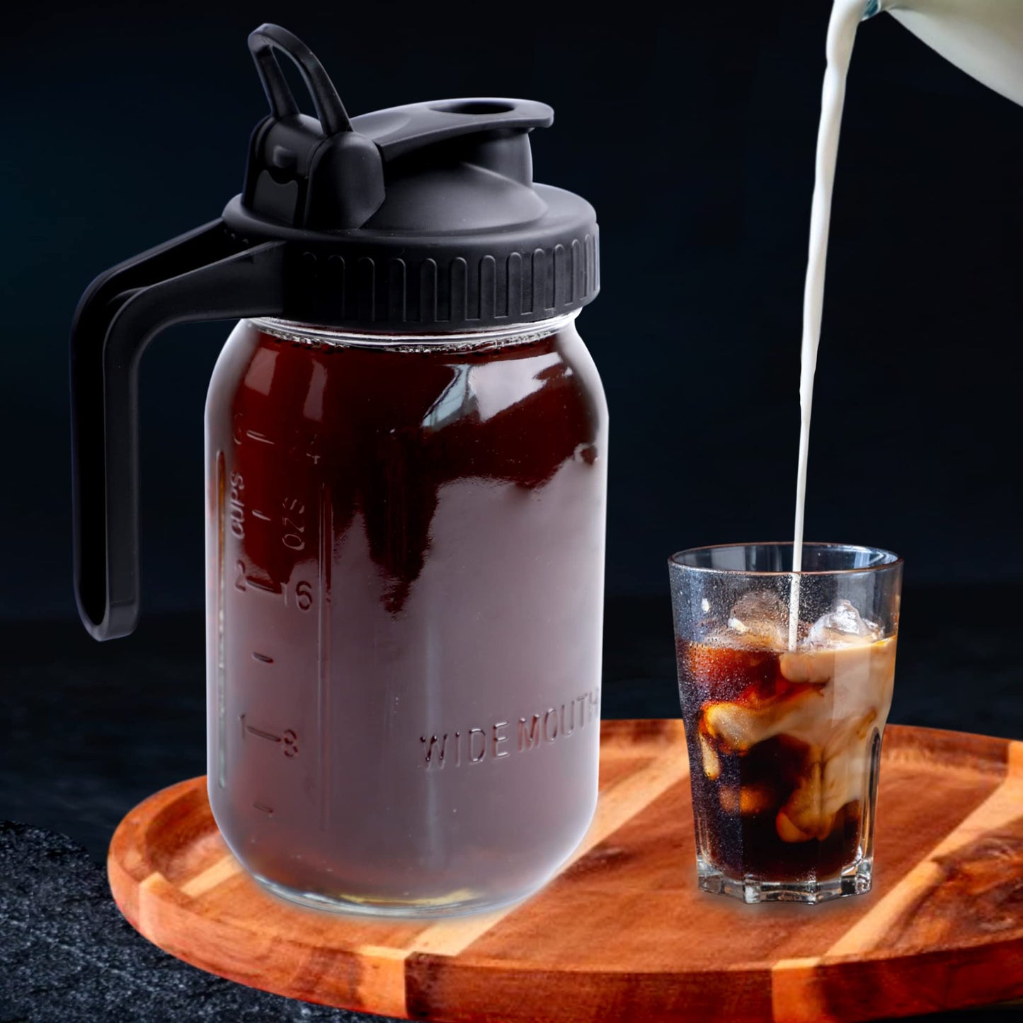 - GMSWEET Cold Brew Mason Jar Coffee Maker -