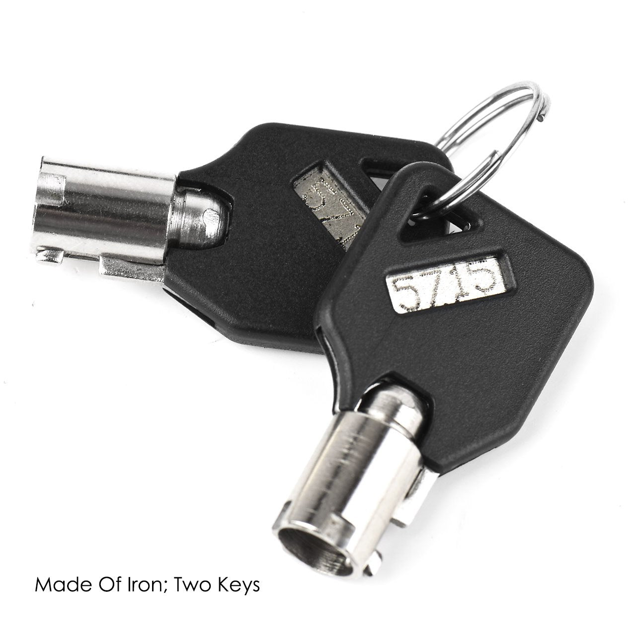 - I3C Anti-Theft Laptop Lock Cable | Anchor Plate & 2 Keys | Security Lock -