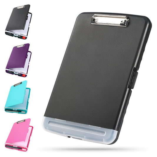 - DMFLY Clipboard | Heavy Duty Clip Boards With Pen Holder | A4 Plastic Clipboards -