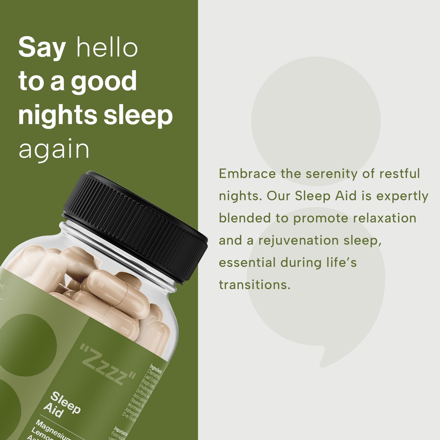 - Paused Sleep Aid Supplement - 60 Capsules | 1 Month Supply Sleep Support | Vegan & Gluten-Free -