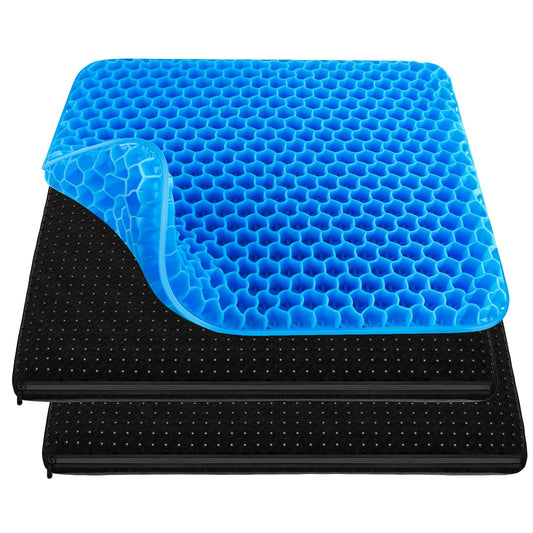 -  RaMokey Gel Seat Cushion for Long Sitting | Cooling Gel Chair Cushion More Comfortable -