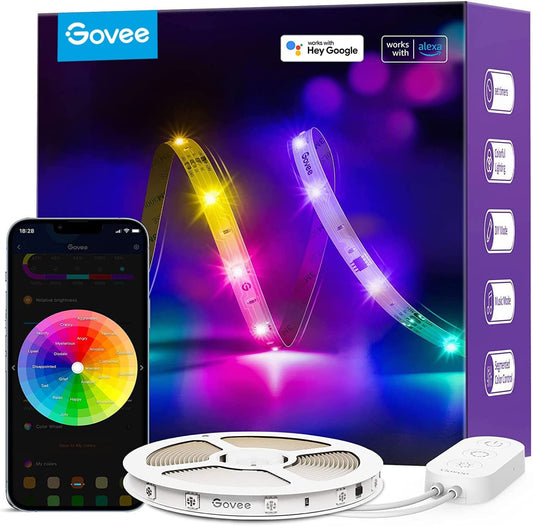 - Govee RGBIC LED Light | 5m | Alexa and Google Assistant -