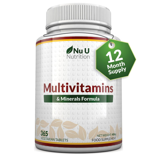 - Multivitamin Tablets | 365 Tablets | 1 Year Supply -