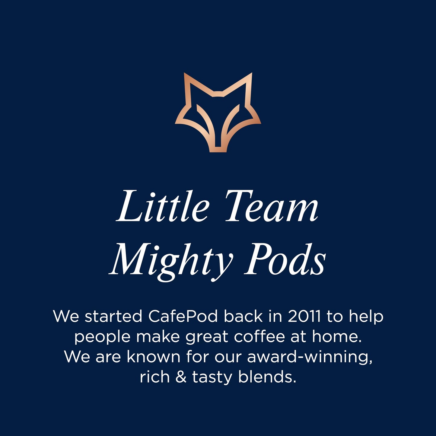 CafePod Coffee Pods Nespresso Compatible Half-Caff Brunch Blend 60 Aluminium Capsules