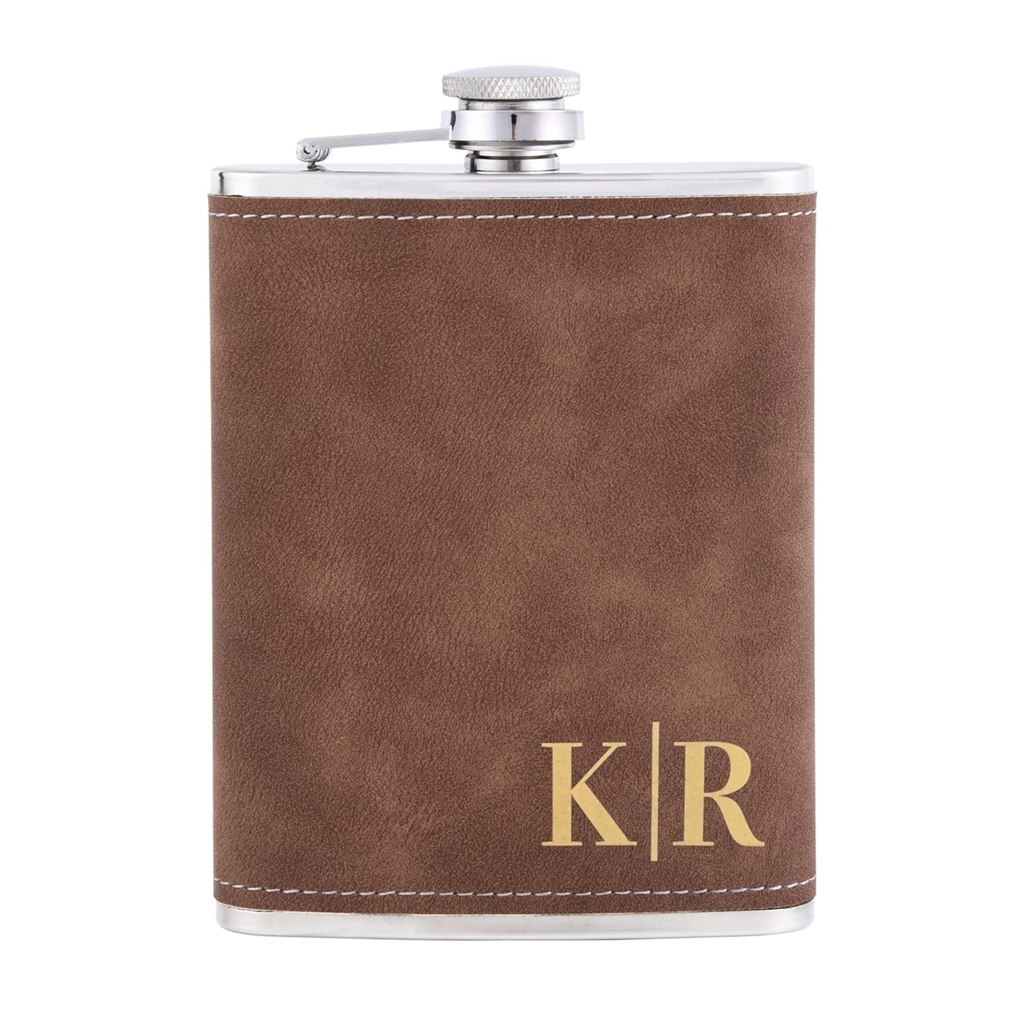- Personalised Flask for Men | 4 Designs | 8oz 304 Stainless Steel -