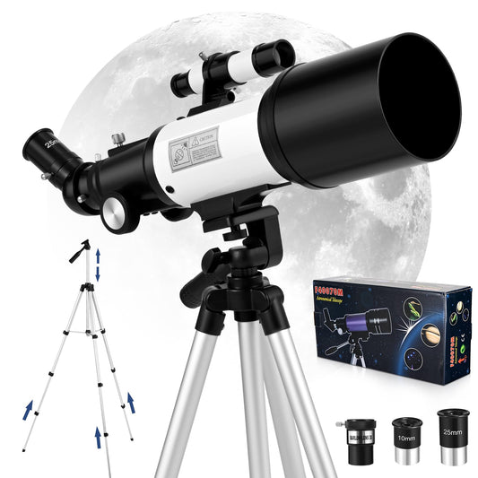- Smautop Telescope for Kids Beginners Adult | Astronomical Refractor Telescope -