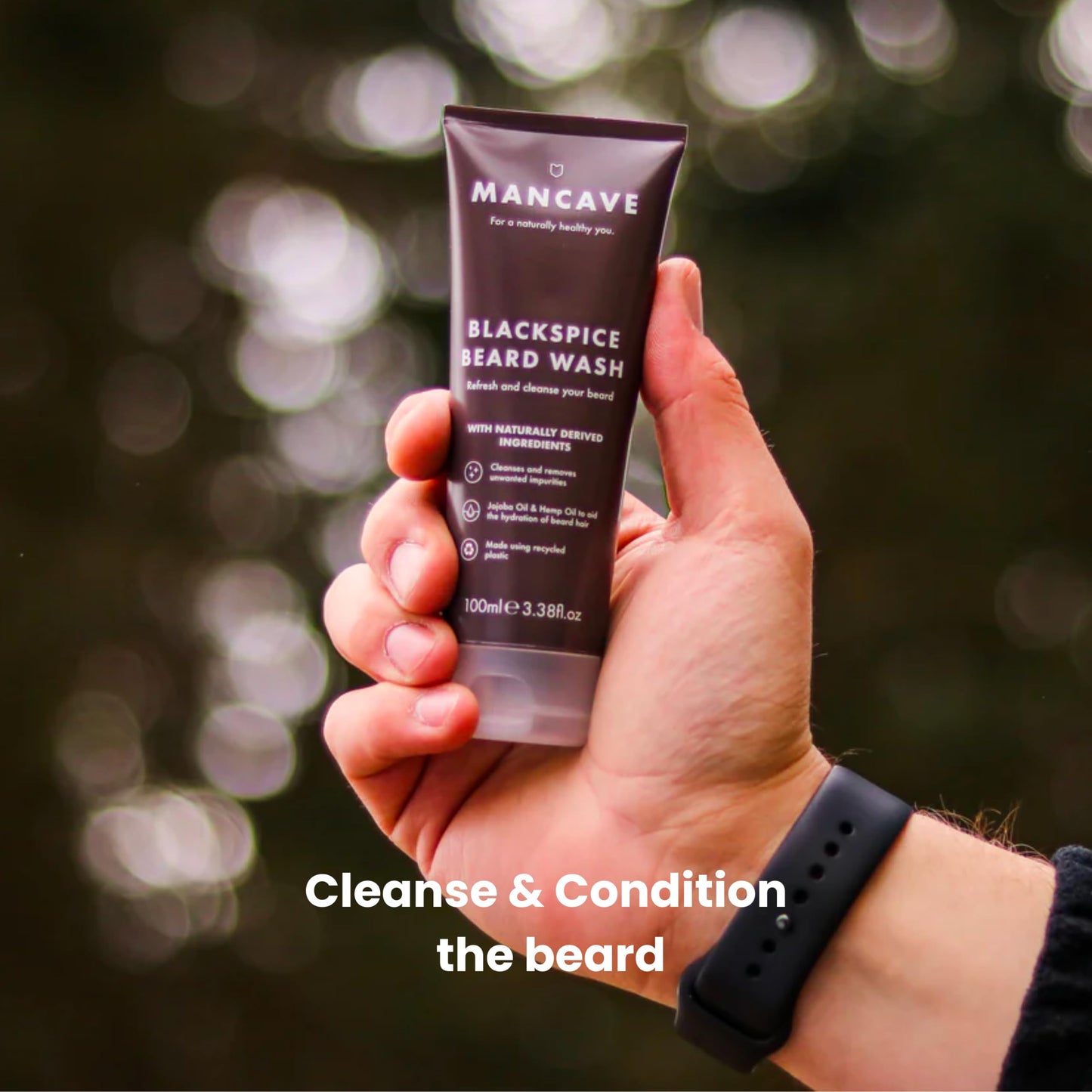 - ManCave Soap | Tea Tree | Blackspice Beard Wash -