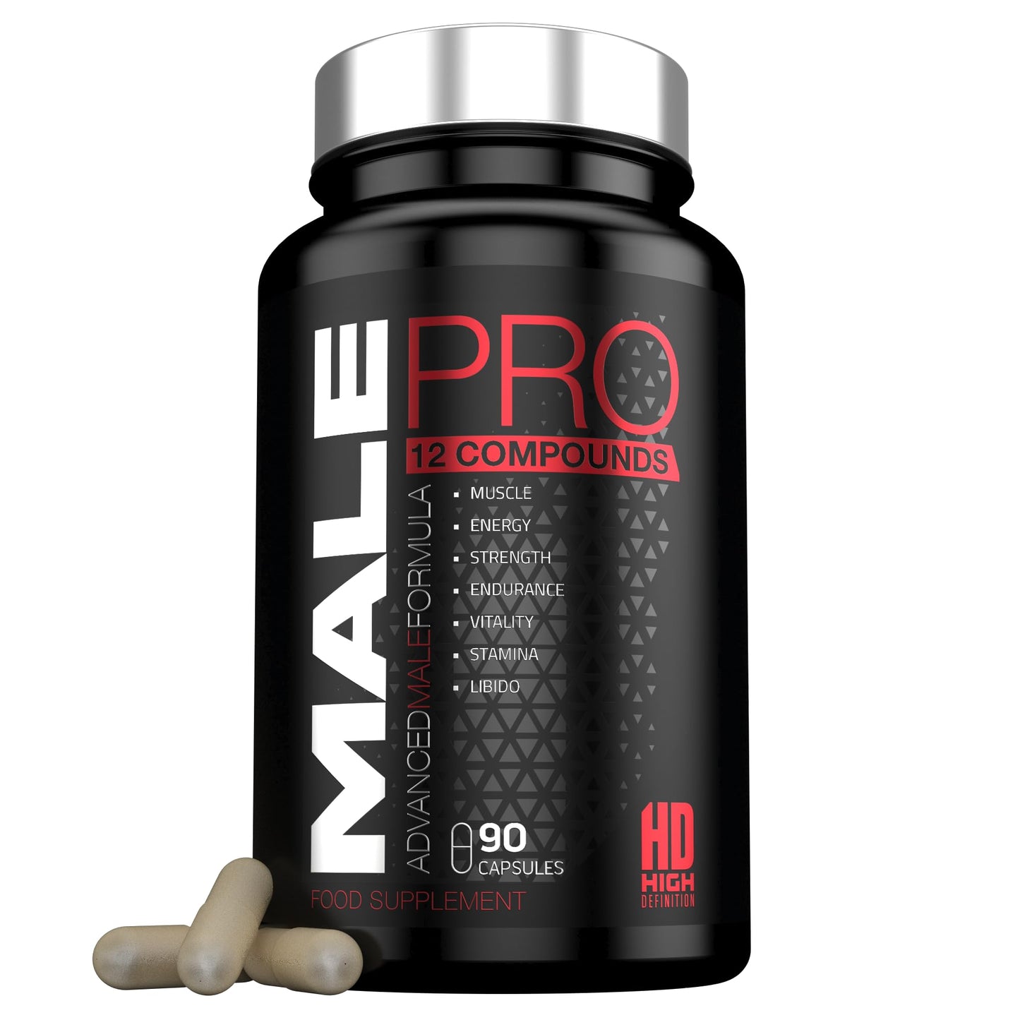 - Male Pro Testosterone Booster for Men | Testosterone Supplements 12 in 1 Test Support -