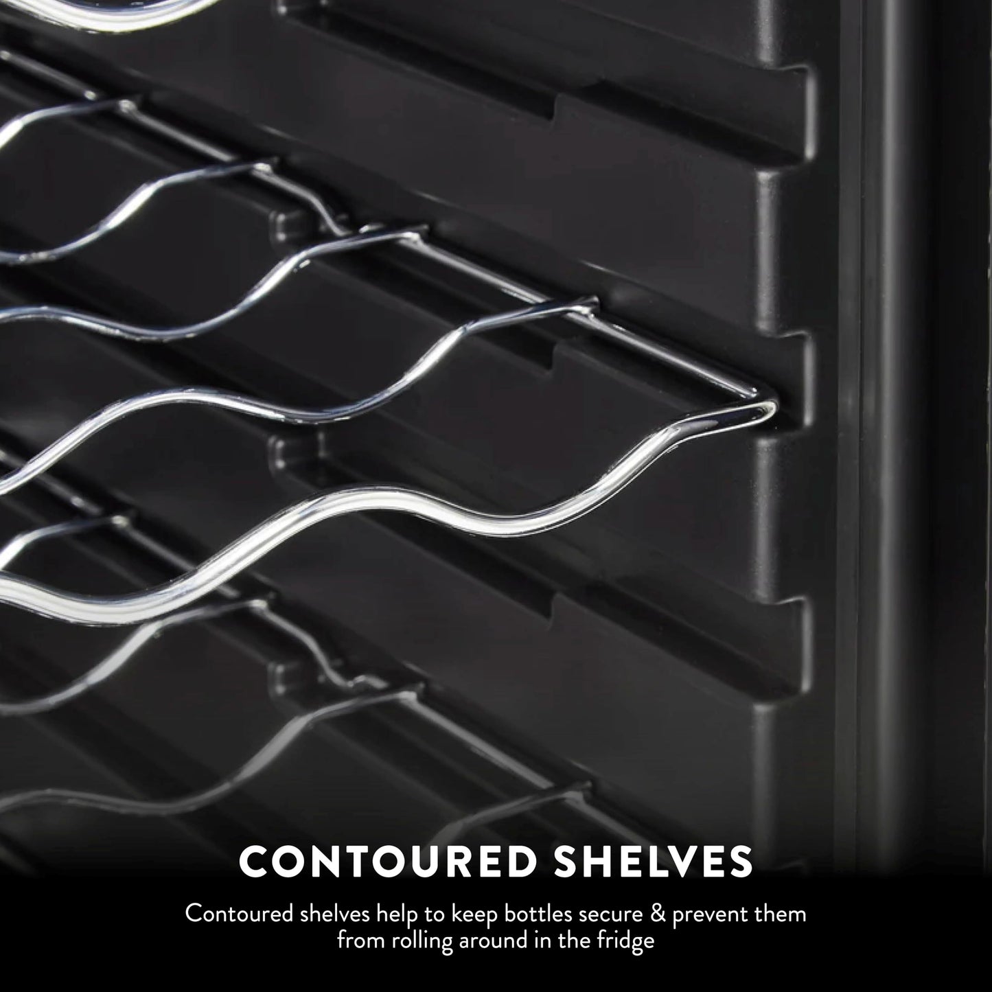 - Swan 34 Bottle Wine Cooler with Reversible Door | LED Display | 80L | Black -