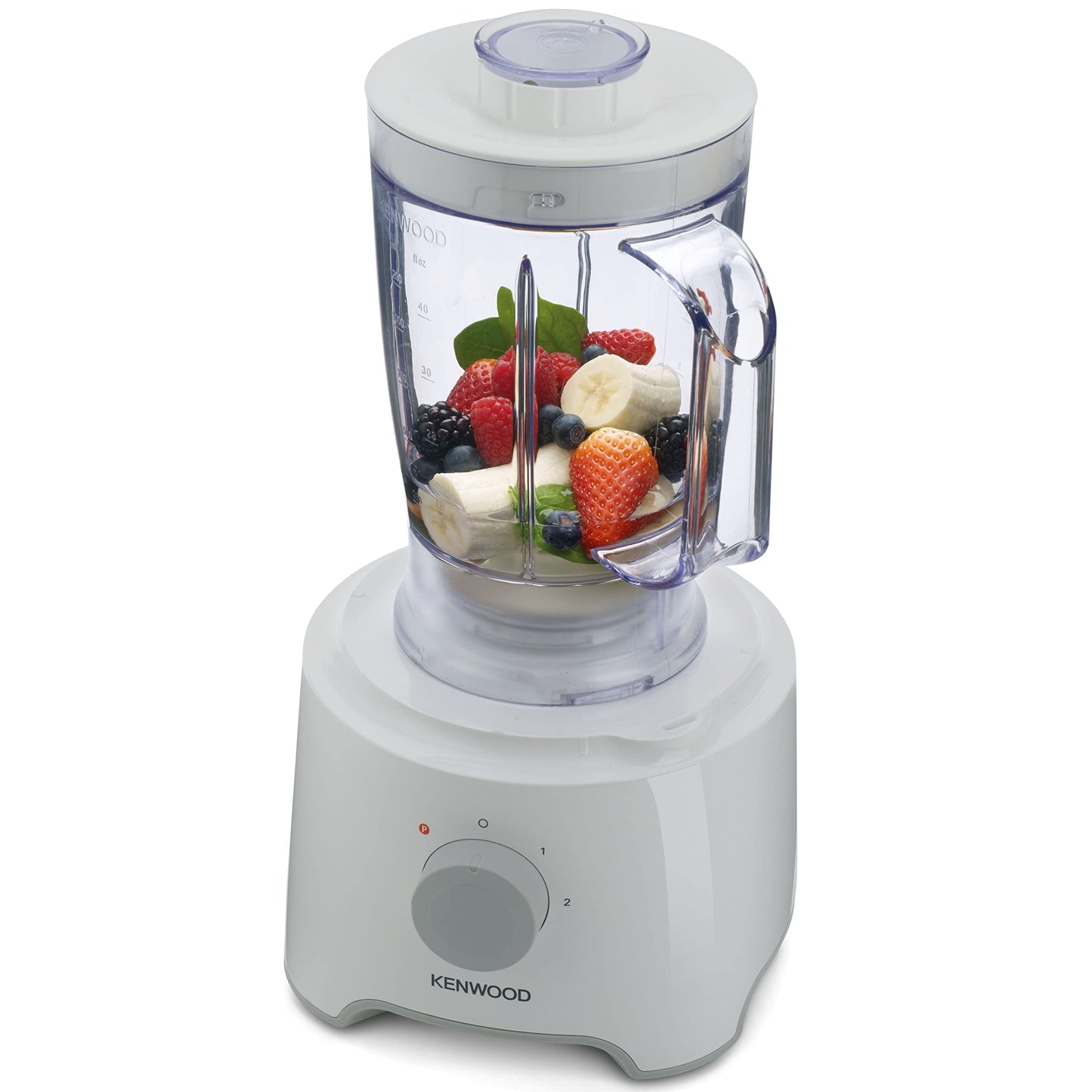 - Kenwood Food Processor | 2.1L Bowl | 1.2 L Blender | Emulsifying | Knife Blade | Reversible Slicing and Grating Discs | 800 W -