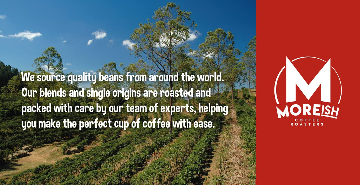 - Moreish Black Goat  | Dark Roast Ground Coffee -