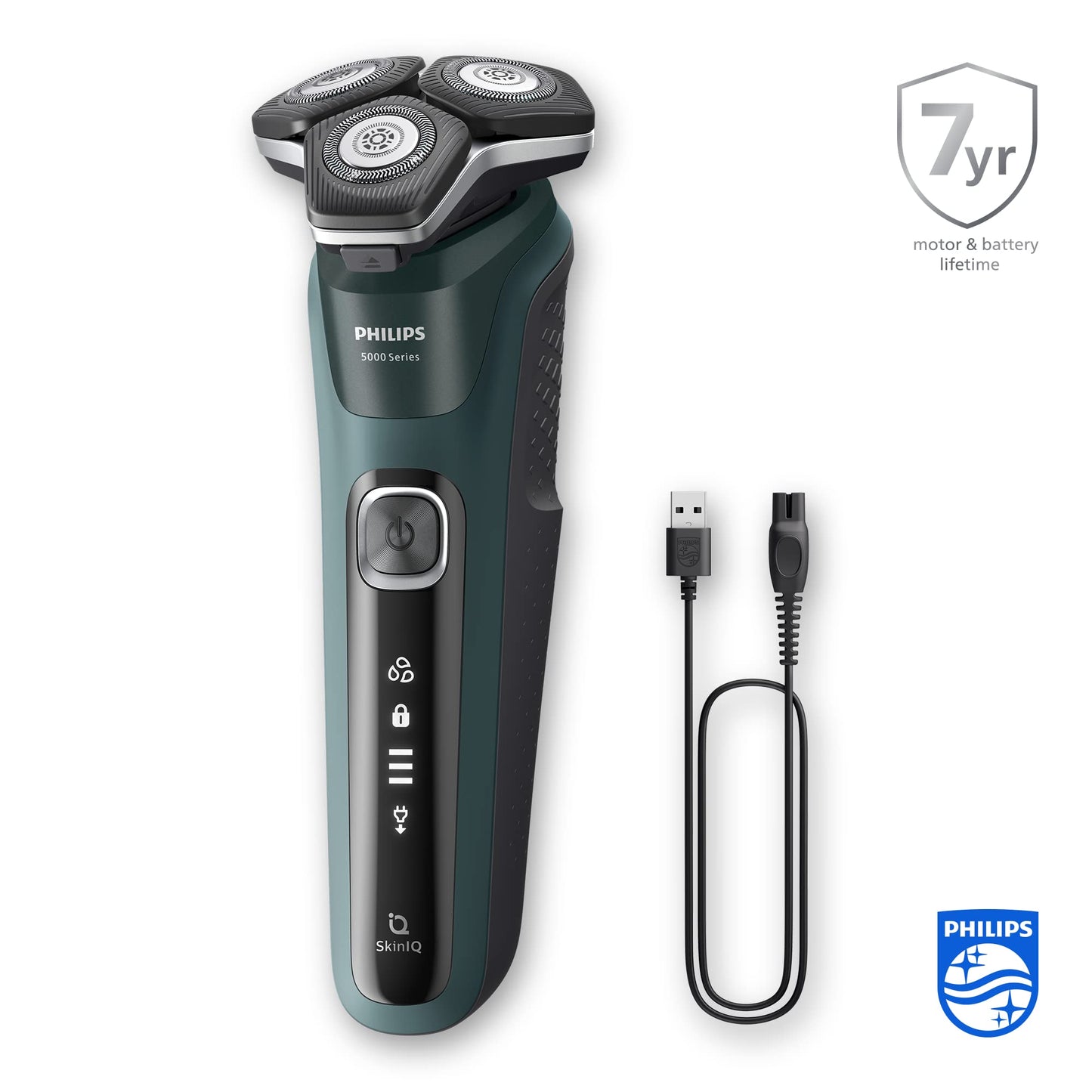 - Philips Shaver Series 5000 | Wet & Dry Electric Mens Shaver with Charging Stand -