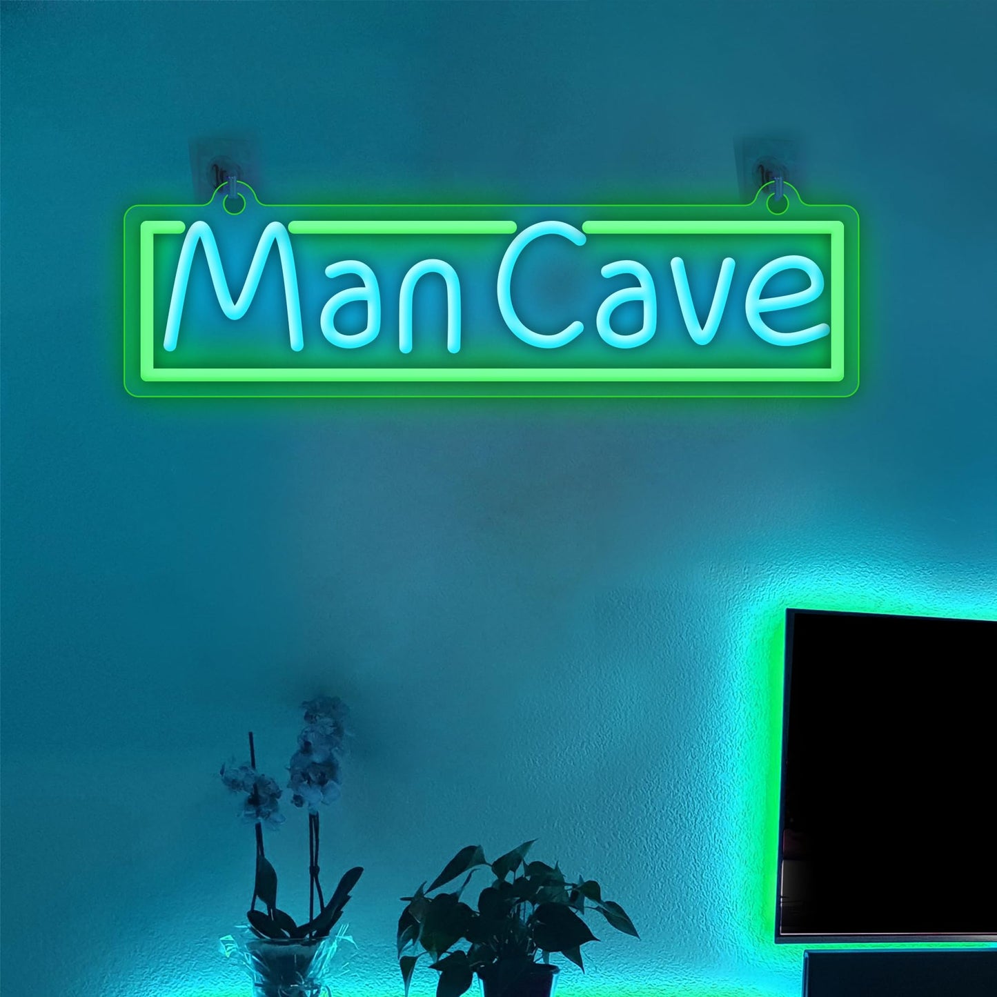 - YuanDian Man Cave Neon Sign, Neon Lights for Gamer Room Wall Decor