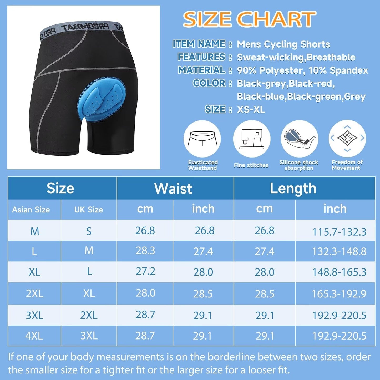 - Sillictor Cycling Shorts | Mens Gel Padded Cycle Shorts | Quick Dry Compression -