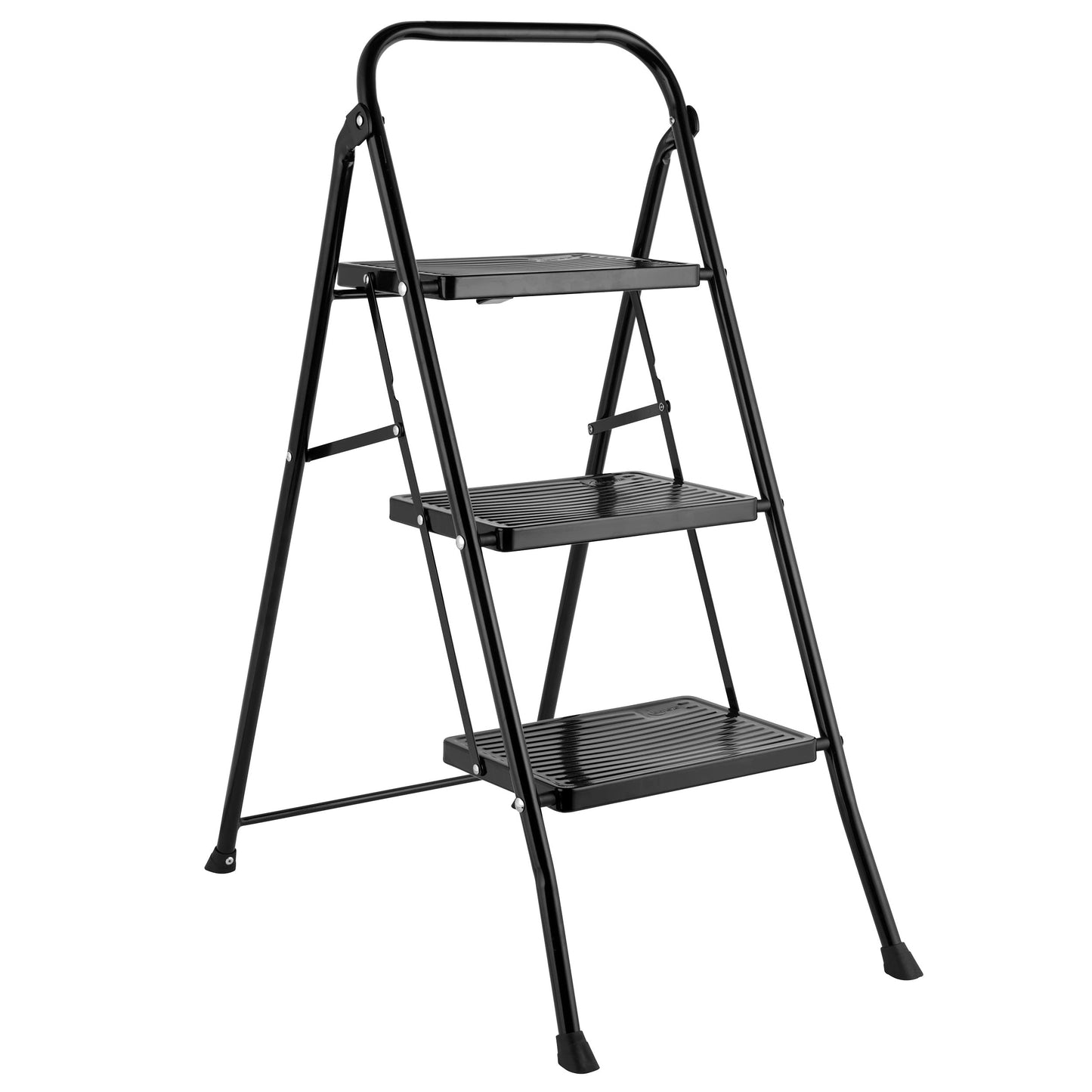 - Kleeneze KL068514BLKFEU7 3 Step Ladder | Lightweight Folding Stepladder for DIY -
