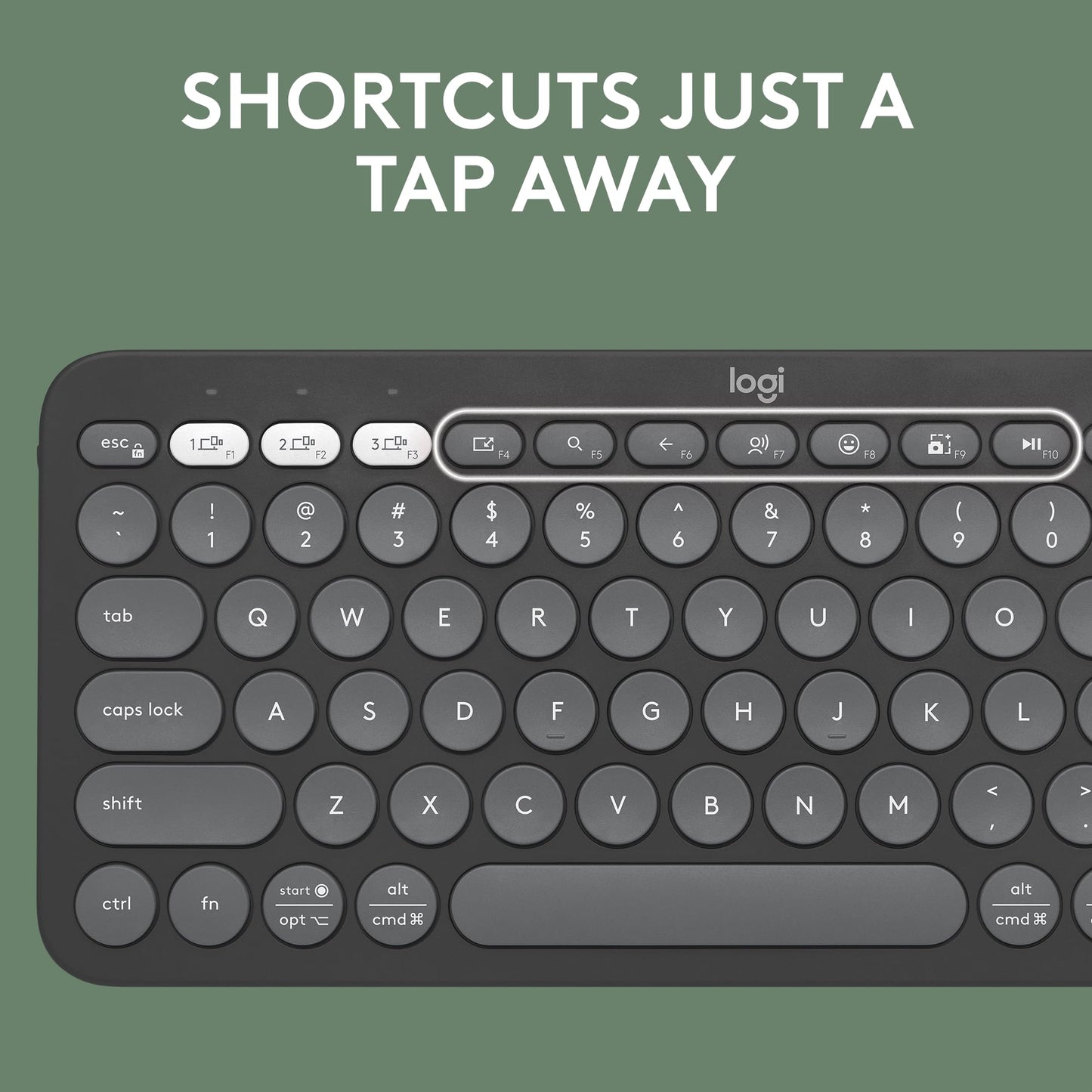 - Logitech Pebble Keys 2 K380s | Multi-Device Bluetooth Wireless Keyboard | Customisable Shortcuts -