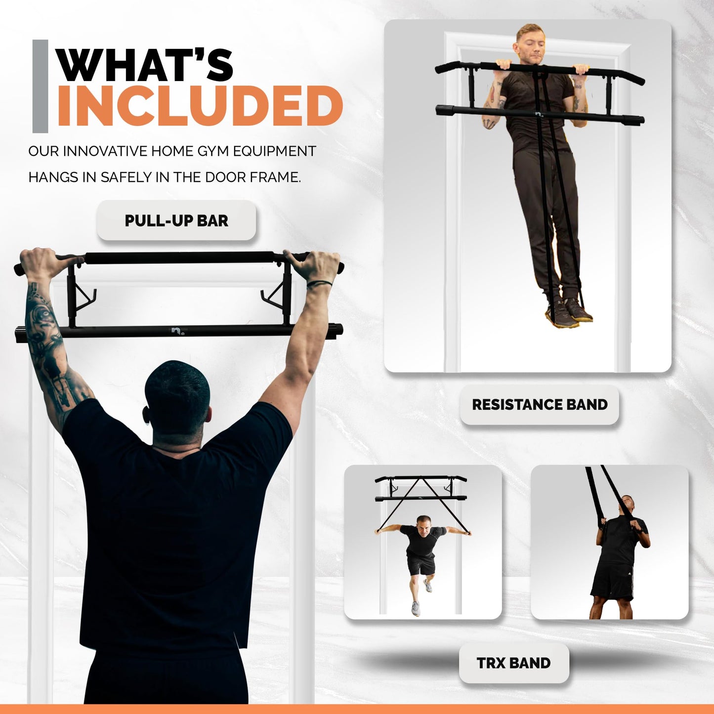 - NIKHEDONIA Doorway Pull Up Bar with Foldable Design | No Drilling Needed | -