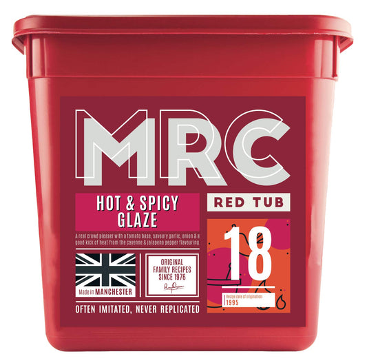 - MRC Hot & Spicy Glaze 2.5kg | Cayenne & Jalapeno Chilli Mix -