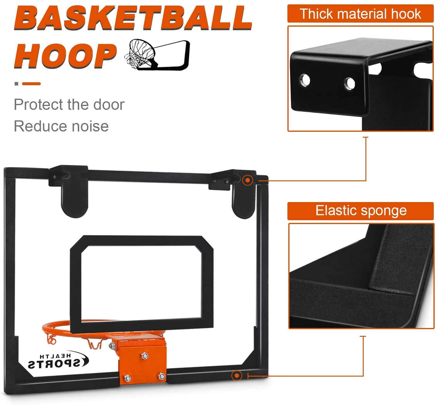 - Dreamon Mini Basketball Hoop for Kids | Wall Mounted Basketball Hoop Includes Basketball And Net -