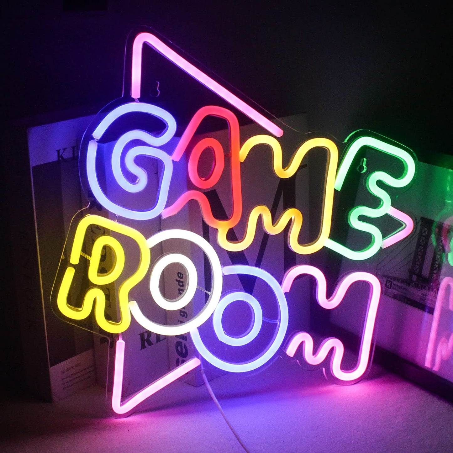 - SIGNSHIP Game Room Neon Signs | Wall Decoration | USB Powered -
