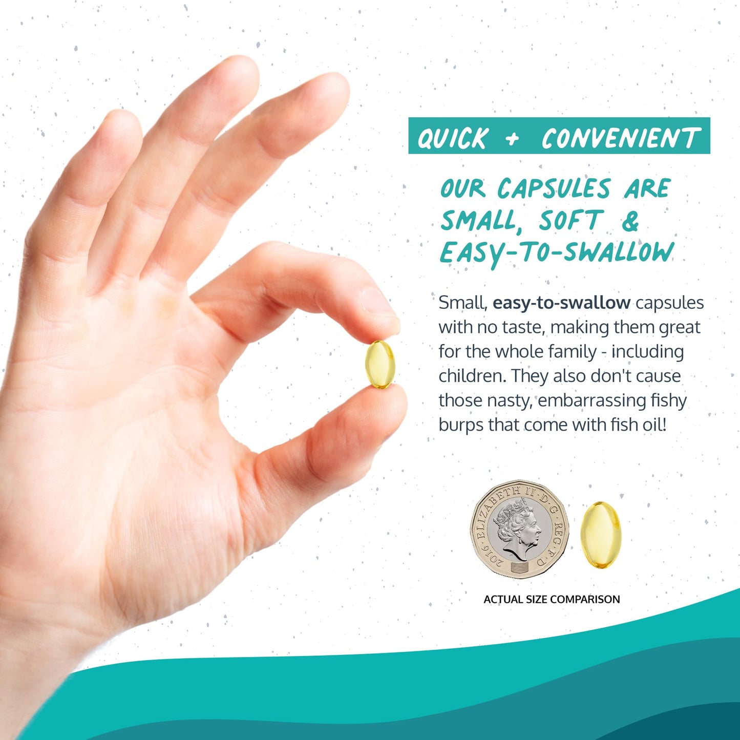 - Omvits Vegan Omega 3 | 60 Softgel Capsules with Vitamin E -