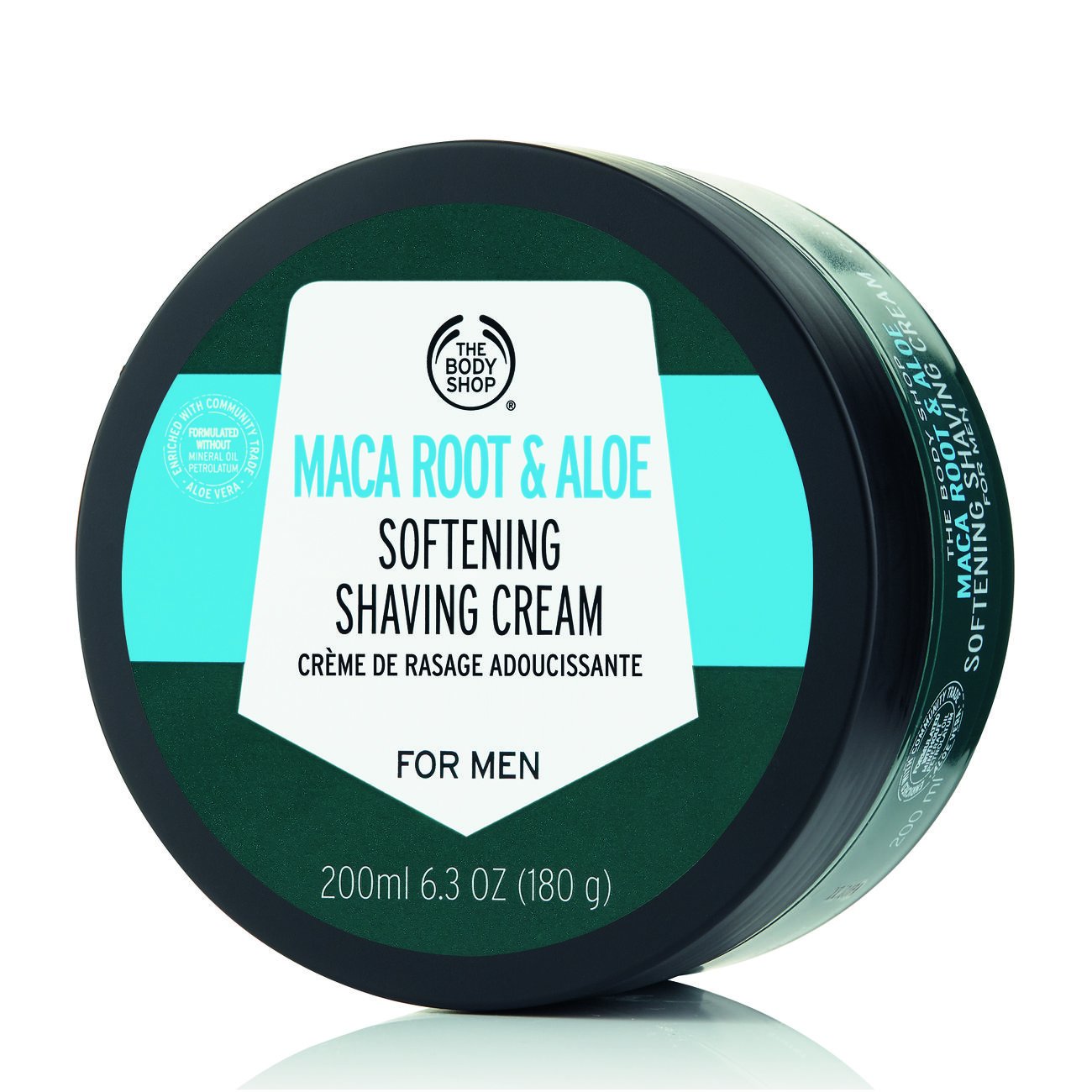 - The Body Shop | Maca Root and Aloe Softening Shaving Cream -