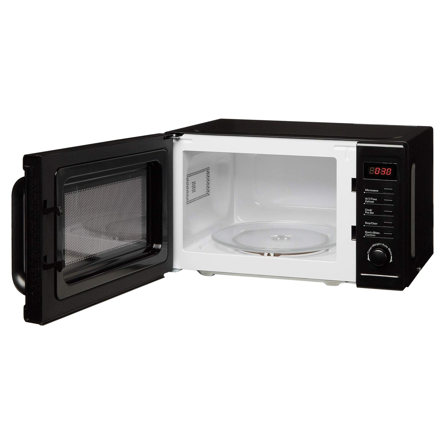 Cookology CFSDI20LBK 800W Freestanding Microwave - Digital Microwave with 20 Litre Capacity and 25cm Turntable - Features Weight and Time Quick Defrost Setting - 8 Cooking Functions - Black