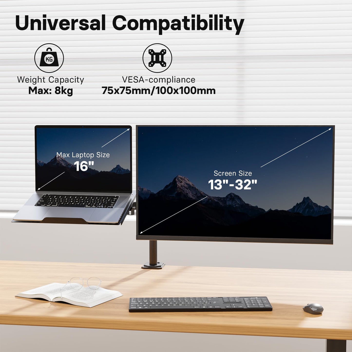 - Redbat Monitor and Laptop Stand | 13-32 inch LCD LED Screens | Adjustable Monitor Mount -