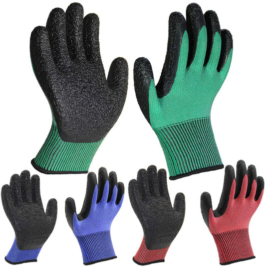 - PROGANDA 3 Pairs | Colourful Superior Grip Gardening Work Gloves -