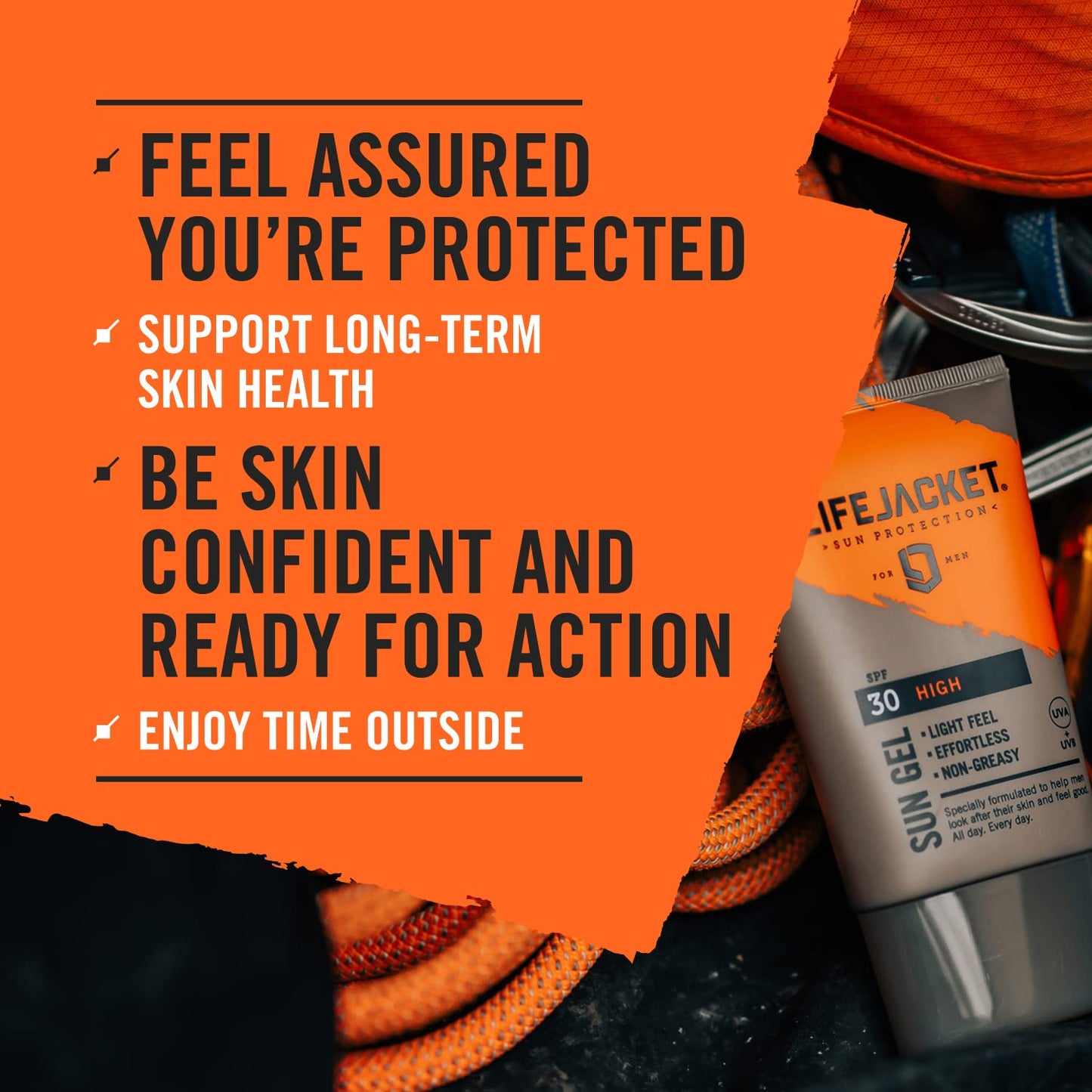 - LifeJacket Sun Protection Gel | SPF 30 | UVA 5* Sun Cream/Sunscreen -