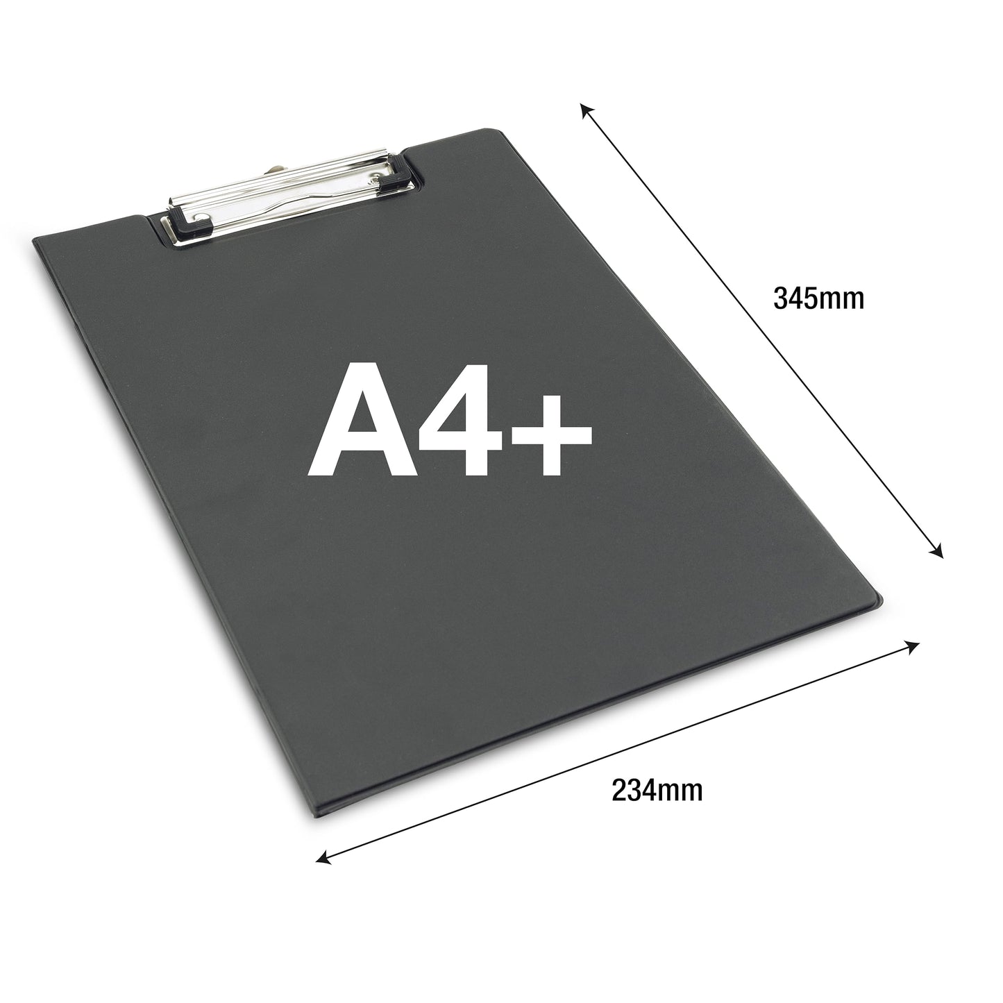- Rapesco VFDCB0B3 Foldover Clipboard | with Pocket | A4 | Black -