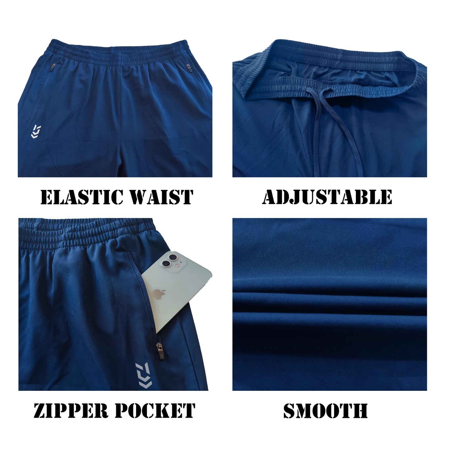 - frueo 2 Pack Tracksuit Bottoms For Men | Lightweight Jogging Trousers -