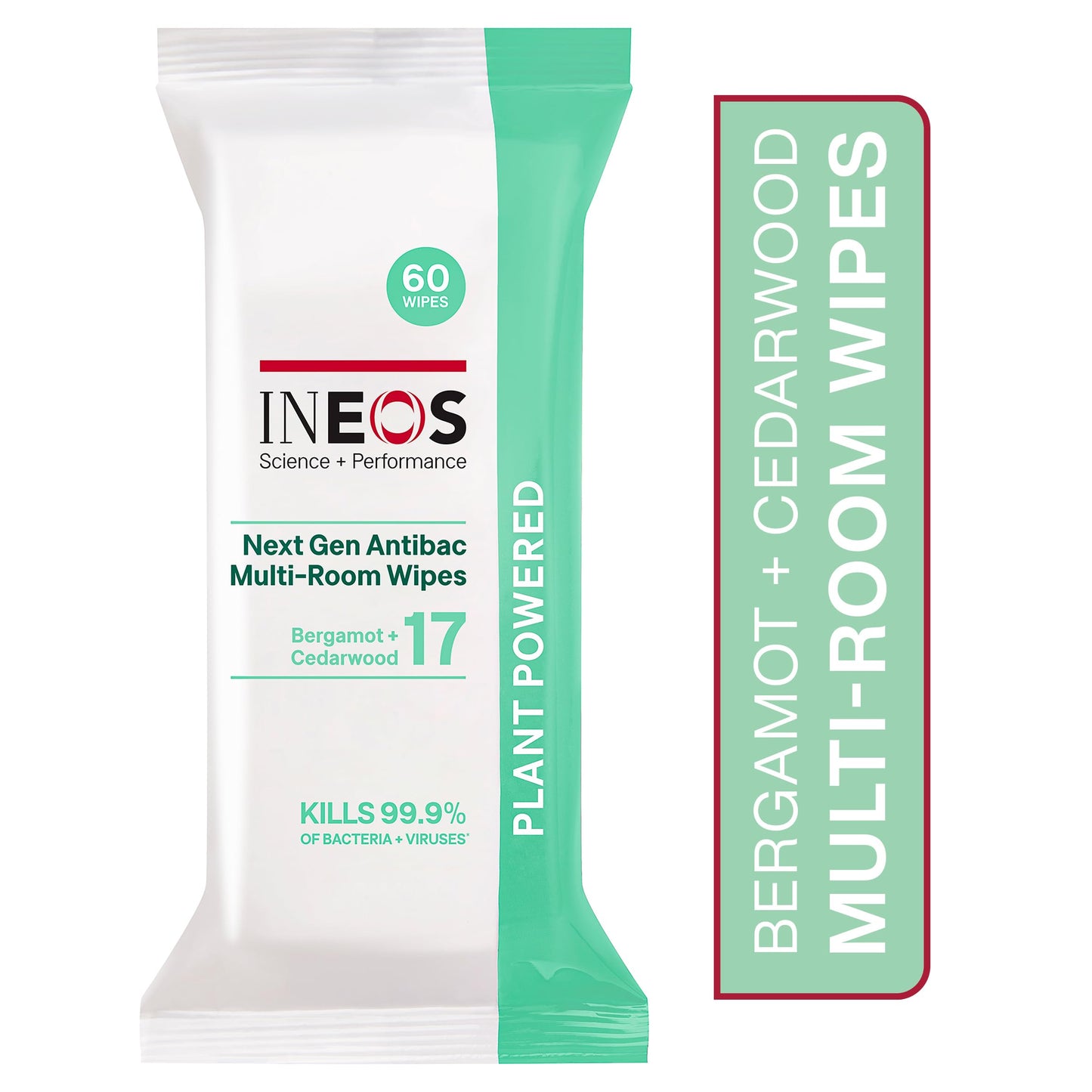 - INEOS Next-Gen | Antibac Multi-Room Disinfectant Biodegradable 60 Wipes -
