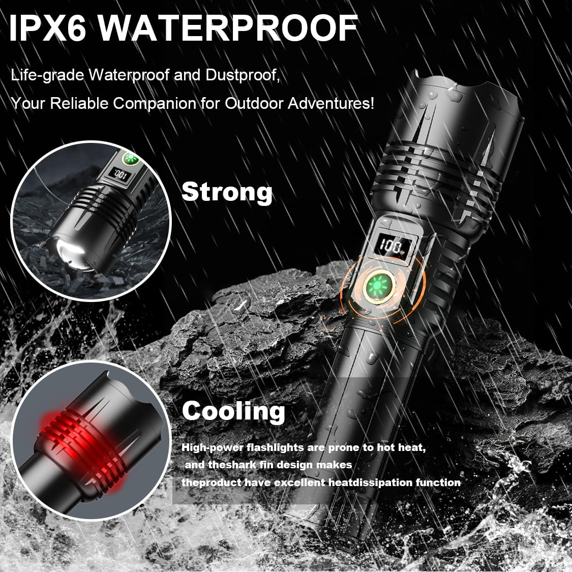 - UNAGEA Rechargeable LED Torch | Super Bright -