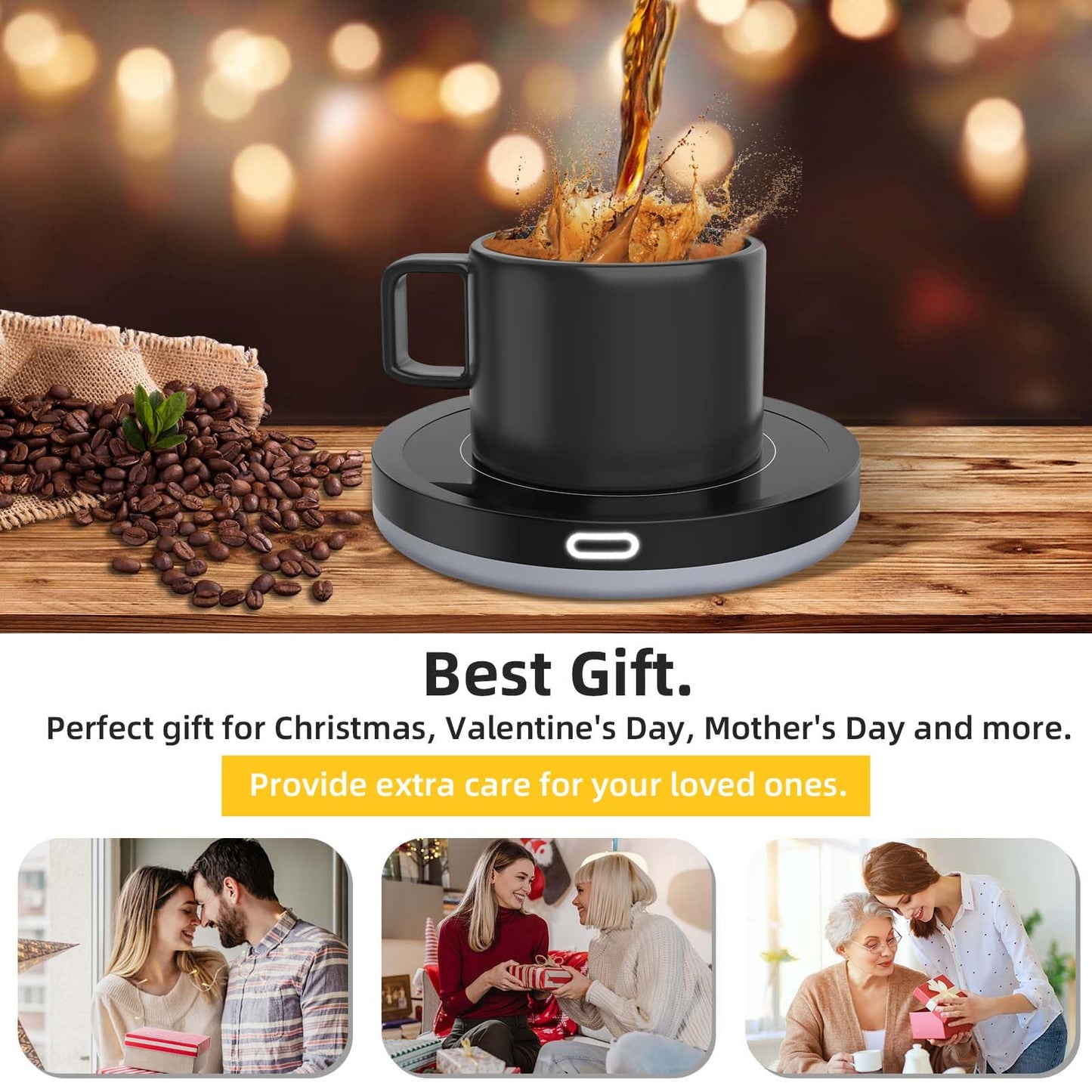 - Smart Coffee Mug Warmer | Coffee Warmer Auto On/Off Gravity-Induction For Office -