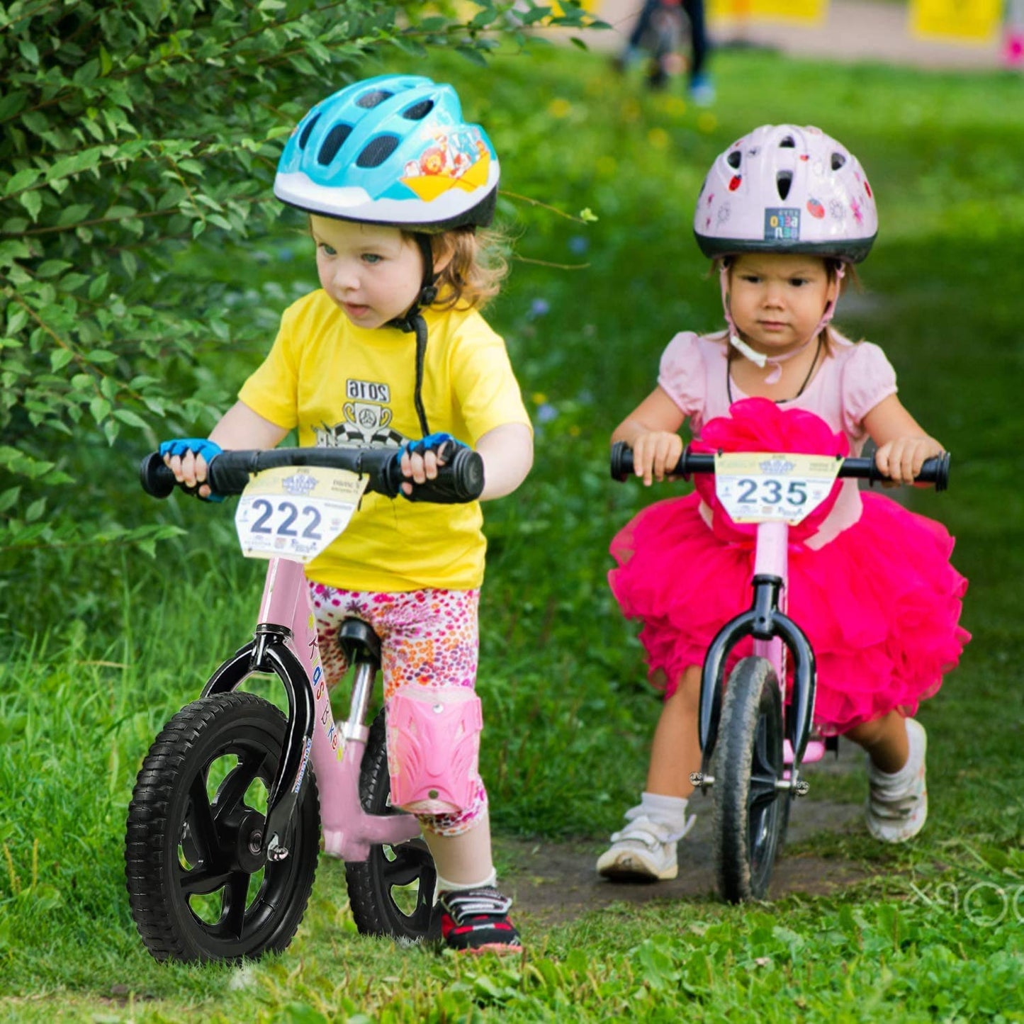 - H.yeed 12" Balance Bike For 2-6 Year Old Girls Boys -