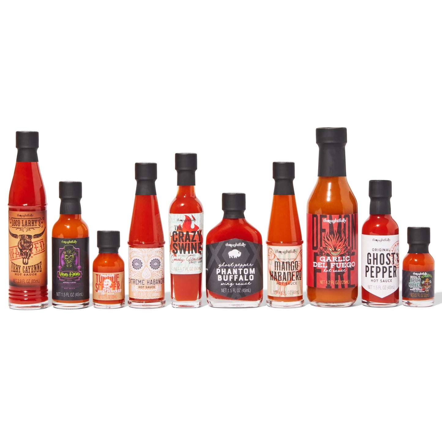 - Thoughtfully Gourmet | Hot Sauce Challenge Gift Set -