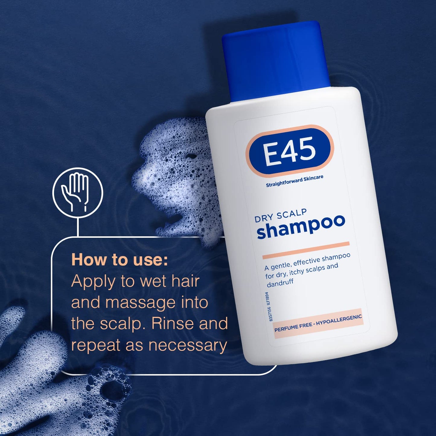 - E45 Dermatological Dry Scalp Shampoo 200 ml | E45 Shampoo For Dry Scalp Relief –